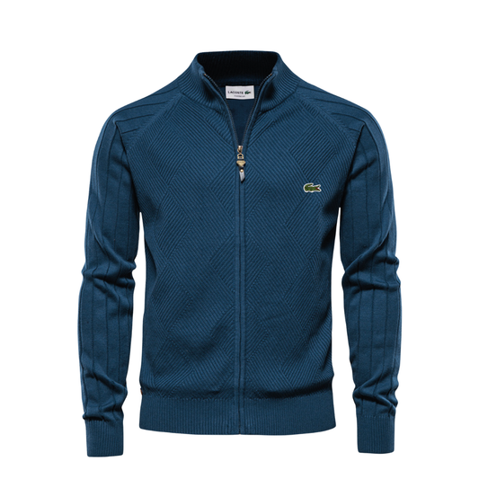 LC - Pull Zippé Texturé Homme