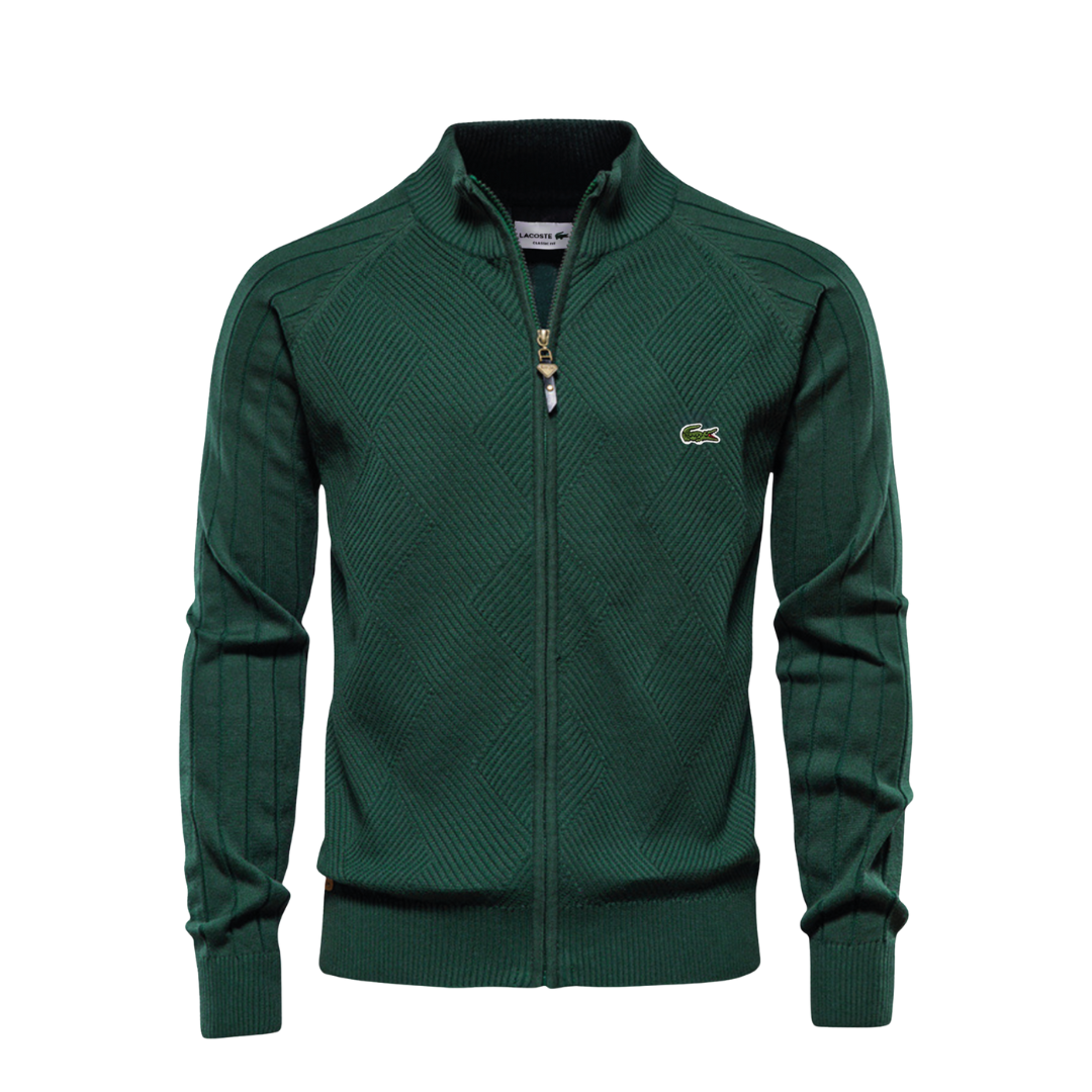 LC - Pull Zippé Texturé Homme