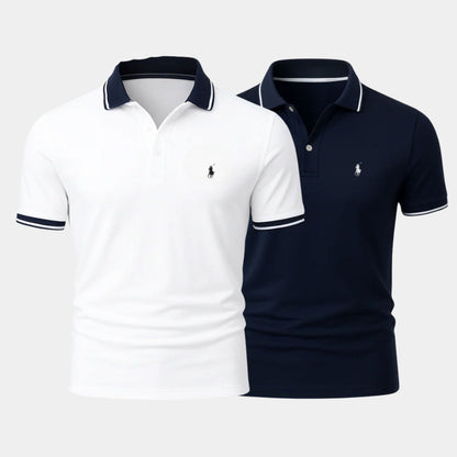 R&L - Slim-Fit Cotton-Blend Shirt - [Buy 1, Get 1 Free]