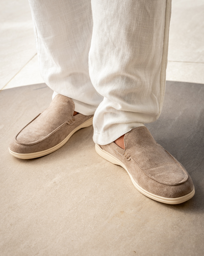 Suede loafers