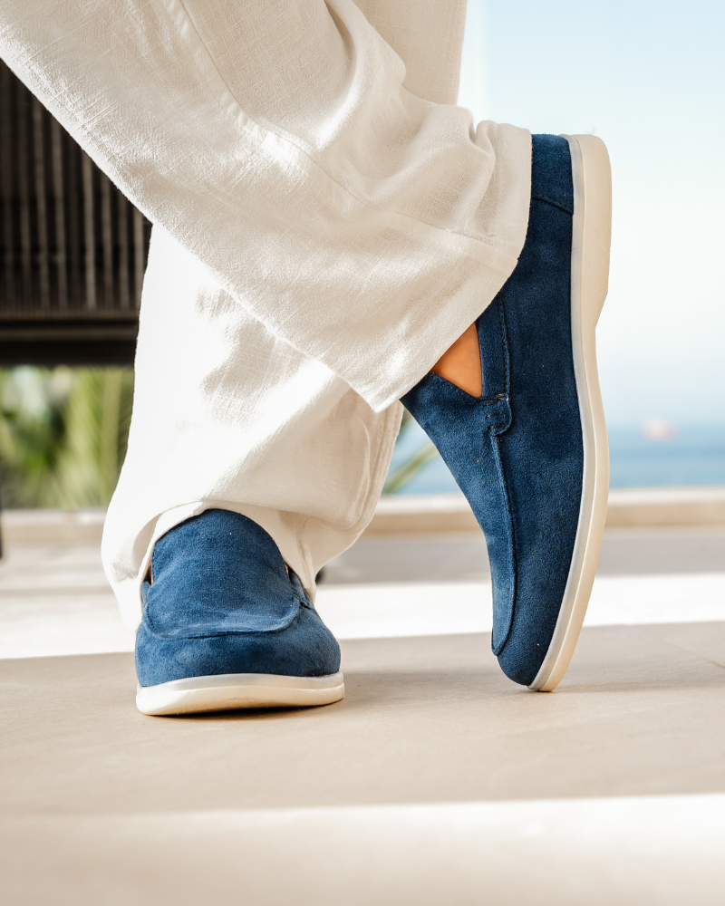 Suede loafers