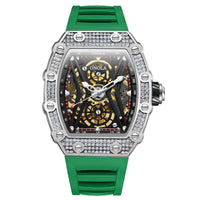 Silver / Green