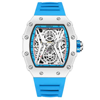 Silver / Blue