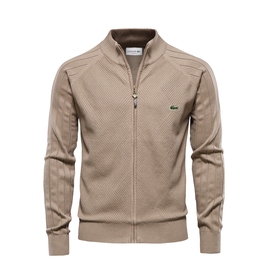 LC - Pull Zippé Texturé Homme