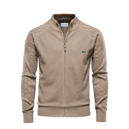LC - Pull Zippé Texturé Homme