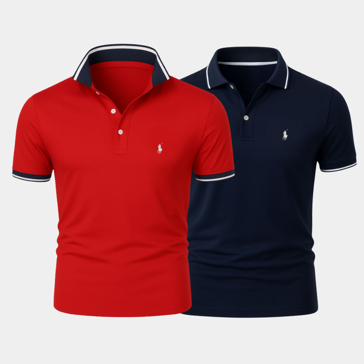 R&L - Slim-Fit Cotton-Blend Shirt - [Buy 1, Get 1 Free]