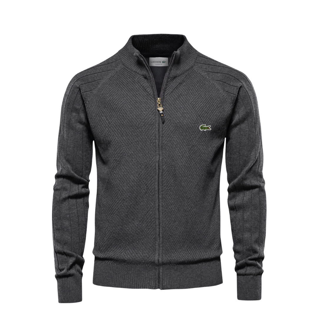 LC - Pull Zippé Texturé Homme