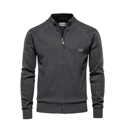 LC - Pull Zippé Texturé Homme