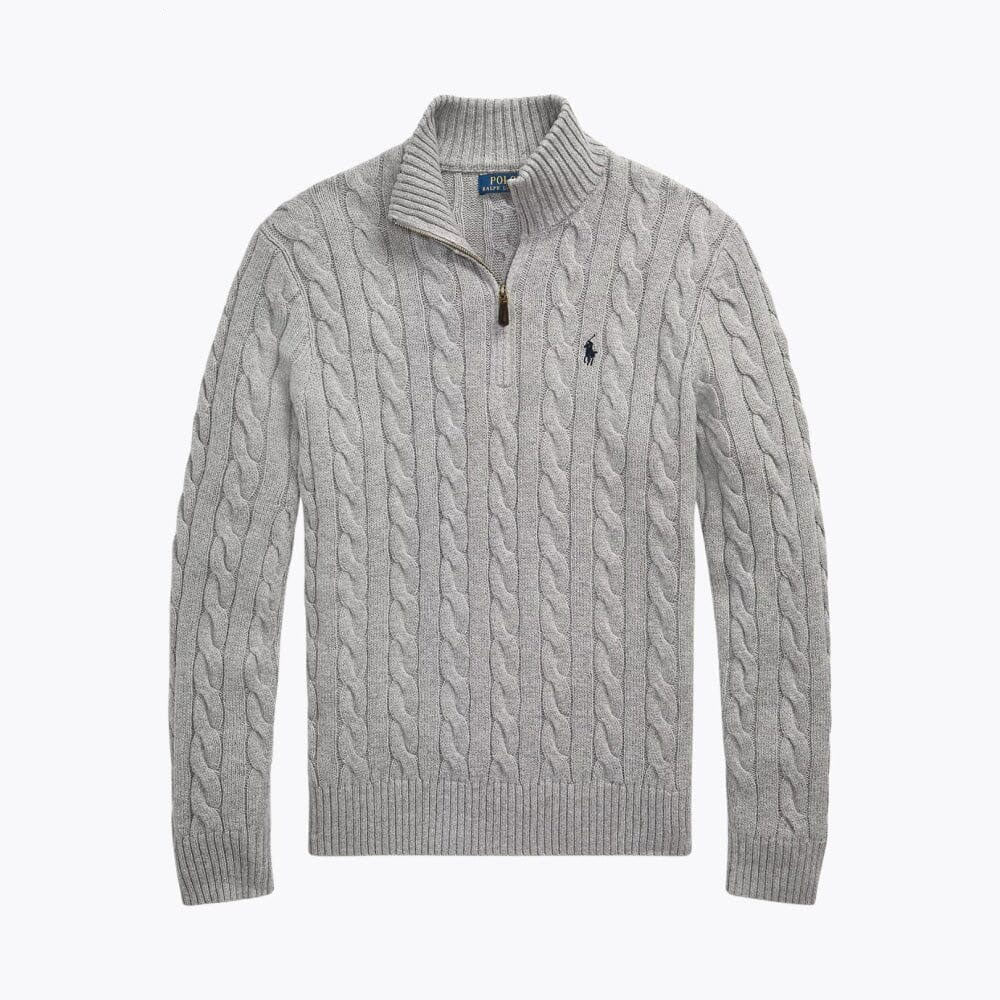 R&L - Heavyweight Quarter-Zip Knit Sweater