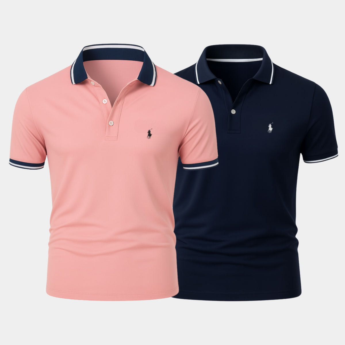 R&L - Slim-Fit Cotton-Blend Shirt - [Buy 1, Get 1 Free]