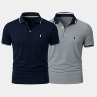Navy Blue + Gray