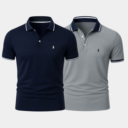 R&L - Slim-Fit Cotton-Blend Shirt - [Buy 1, Get 1 Free]