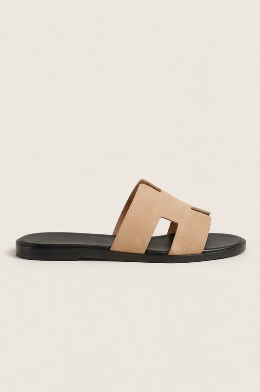Roberth Suede Sandal Beige