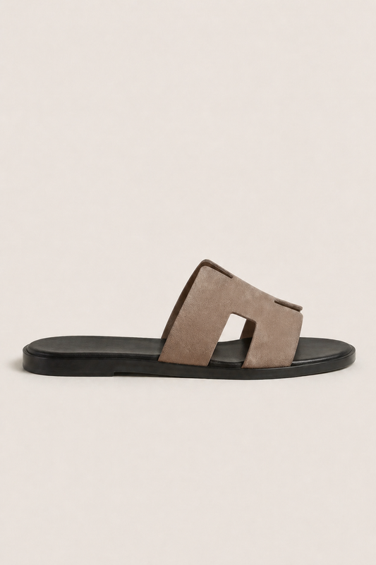 Roberth Suede Sandal Taupe
