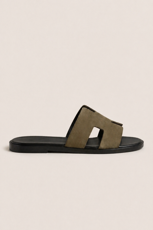 Roberth Suede Sandal Olive