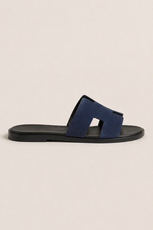 Roberth Suede Sandal Navy