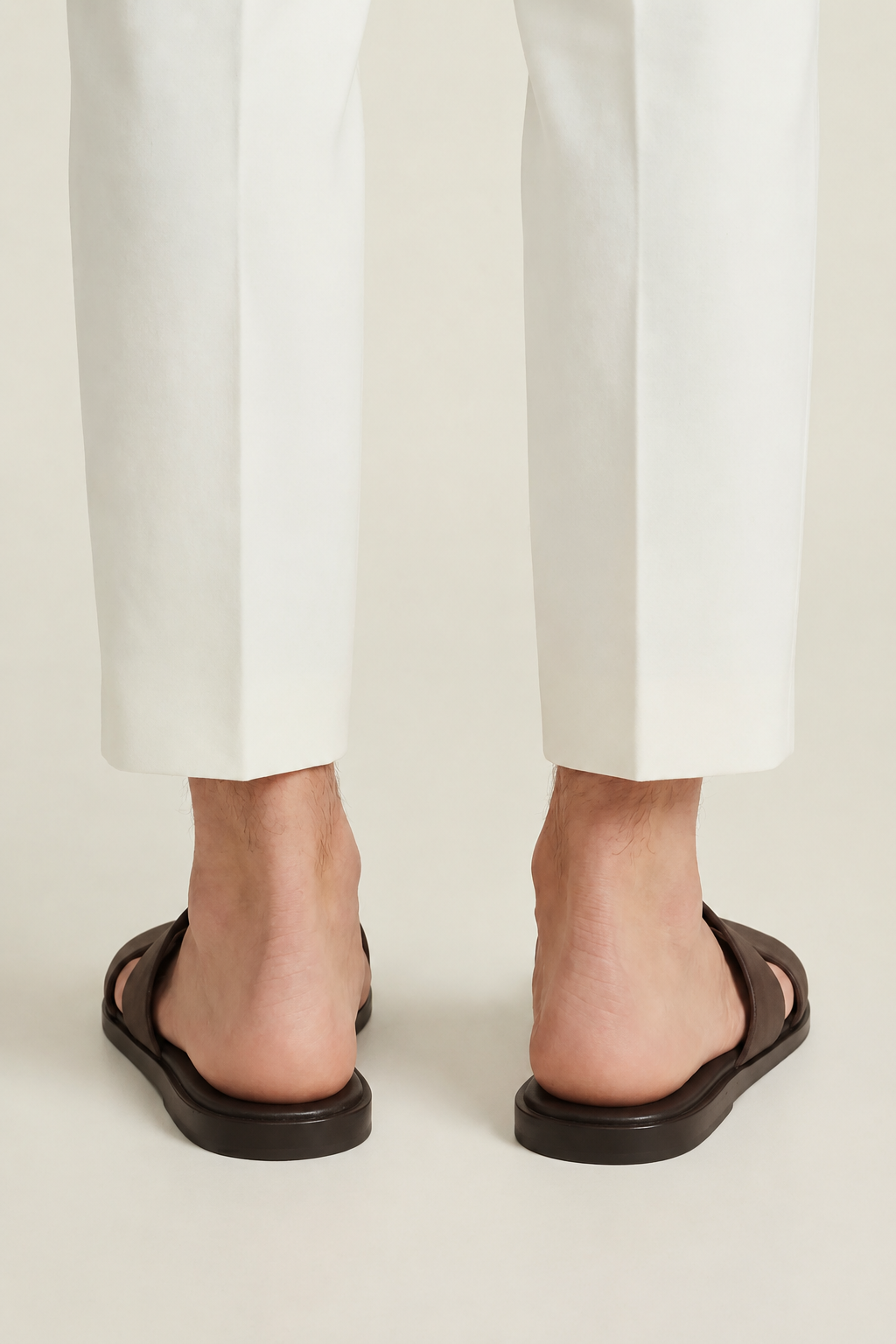Roberth Suede Sandal Dark Brown