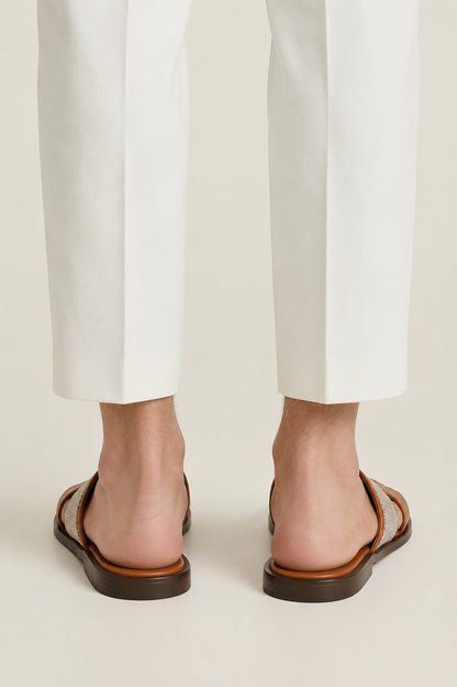 Roberth Suede Sandal Brown/Tan