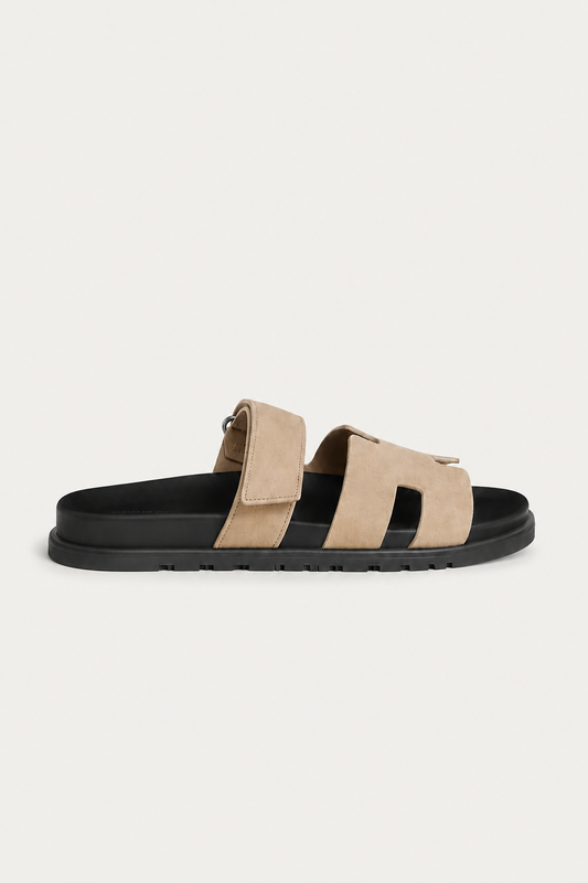 Ferrier Sandal Black/Beige