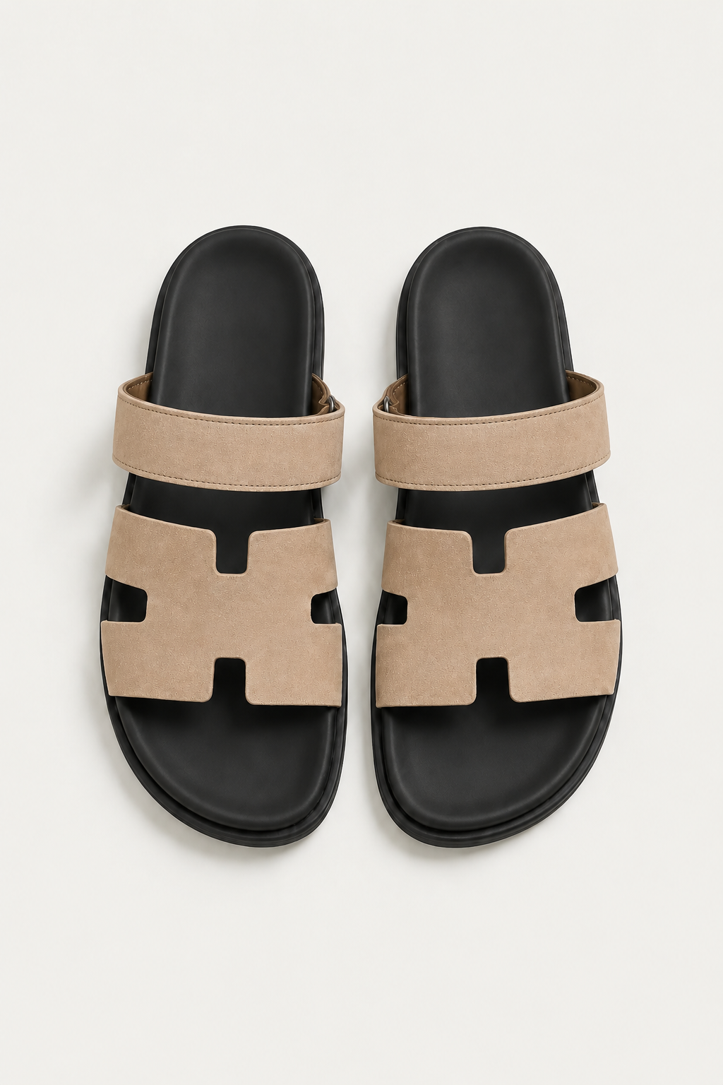 Ferrier Sandal Black/Beige