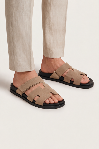 Ferrier Sandal Black/Beige