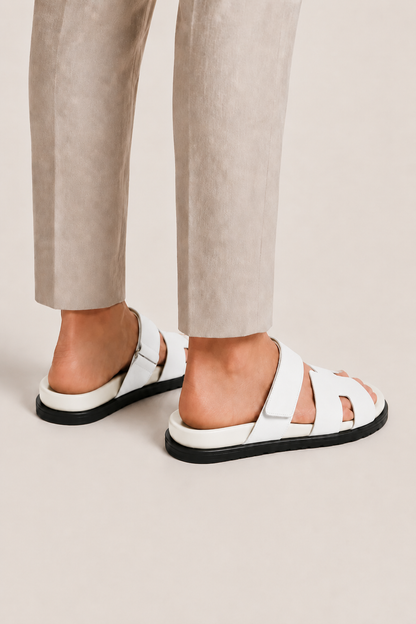 Ferrier Sandal White