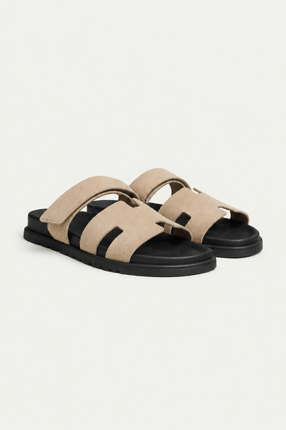 Ferrier Sandal Black/Beige