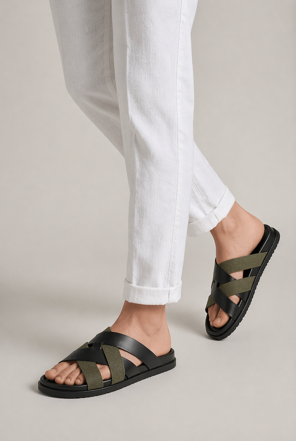 Onola Sandal Nº1 Olive/Black