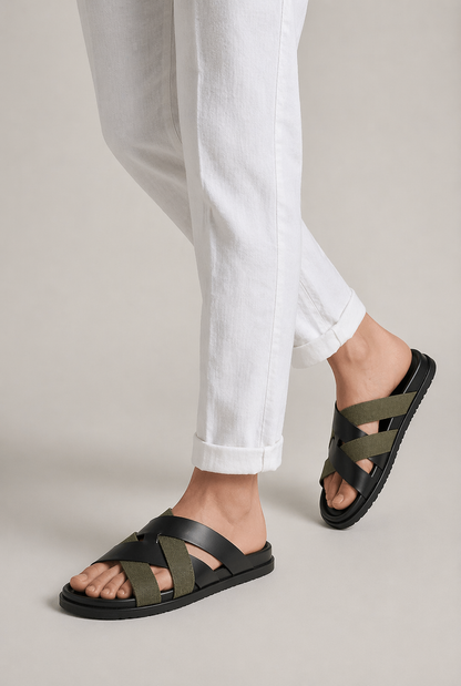 Onola Sandal Nº1 Olive/Black