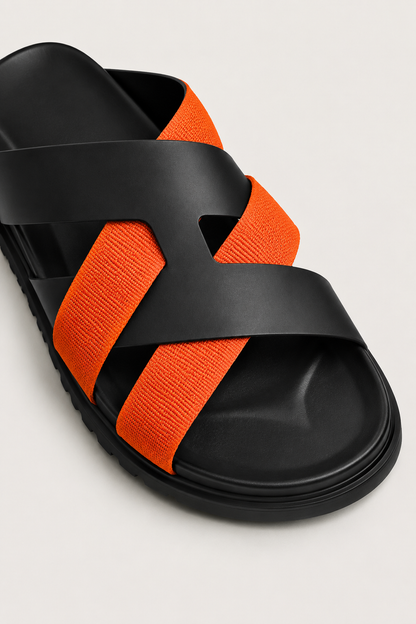 Onola Sandal Nº1 Orange/Black