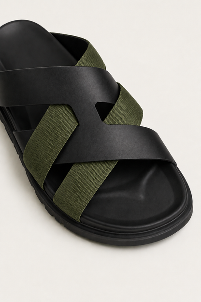 Onola Sandal Nº1 Olive/Black
