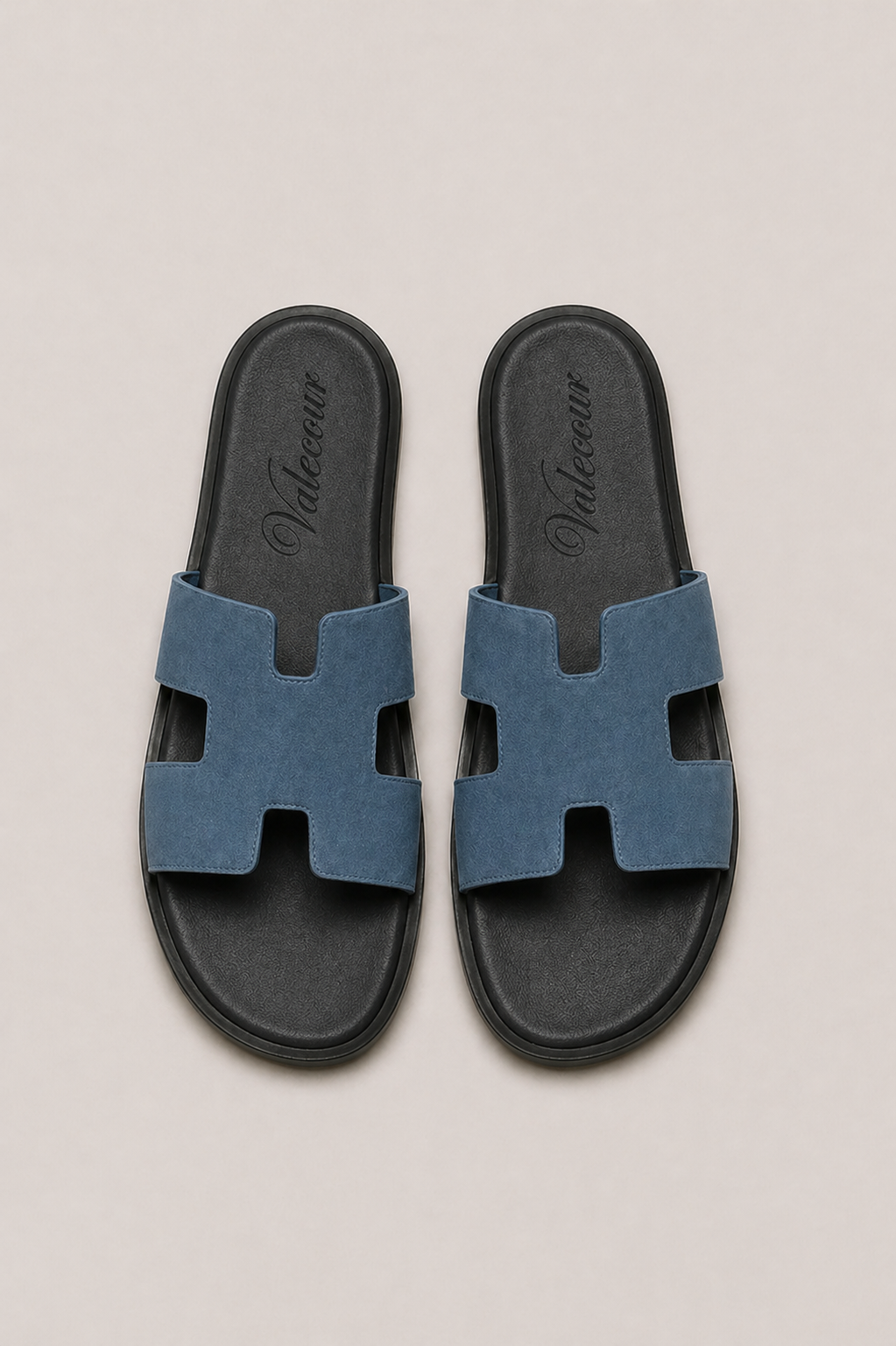 Valero Suede Sandal Blue