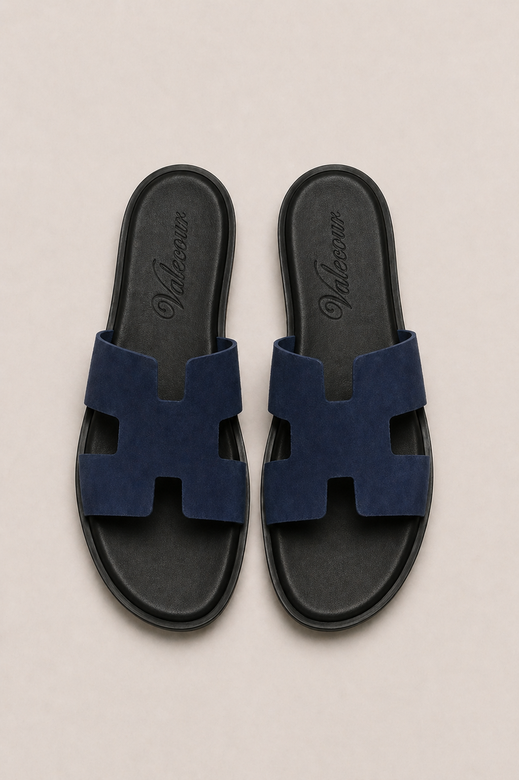 Valero Suede Sandal Navy