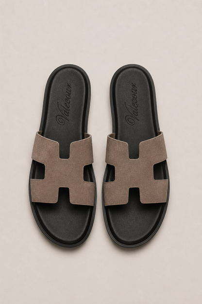 Valero Suede Sandal Taupe