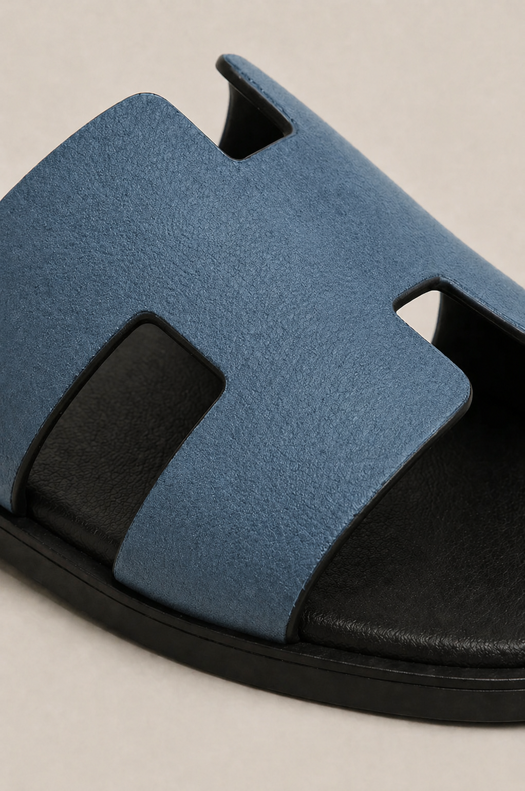 Valero Suede Sandal Blue