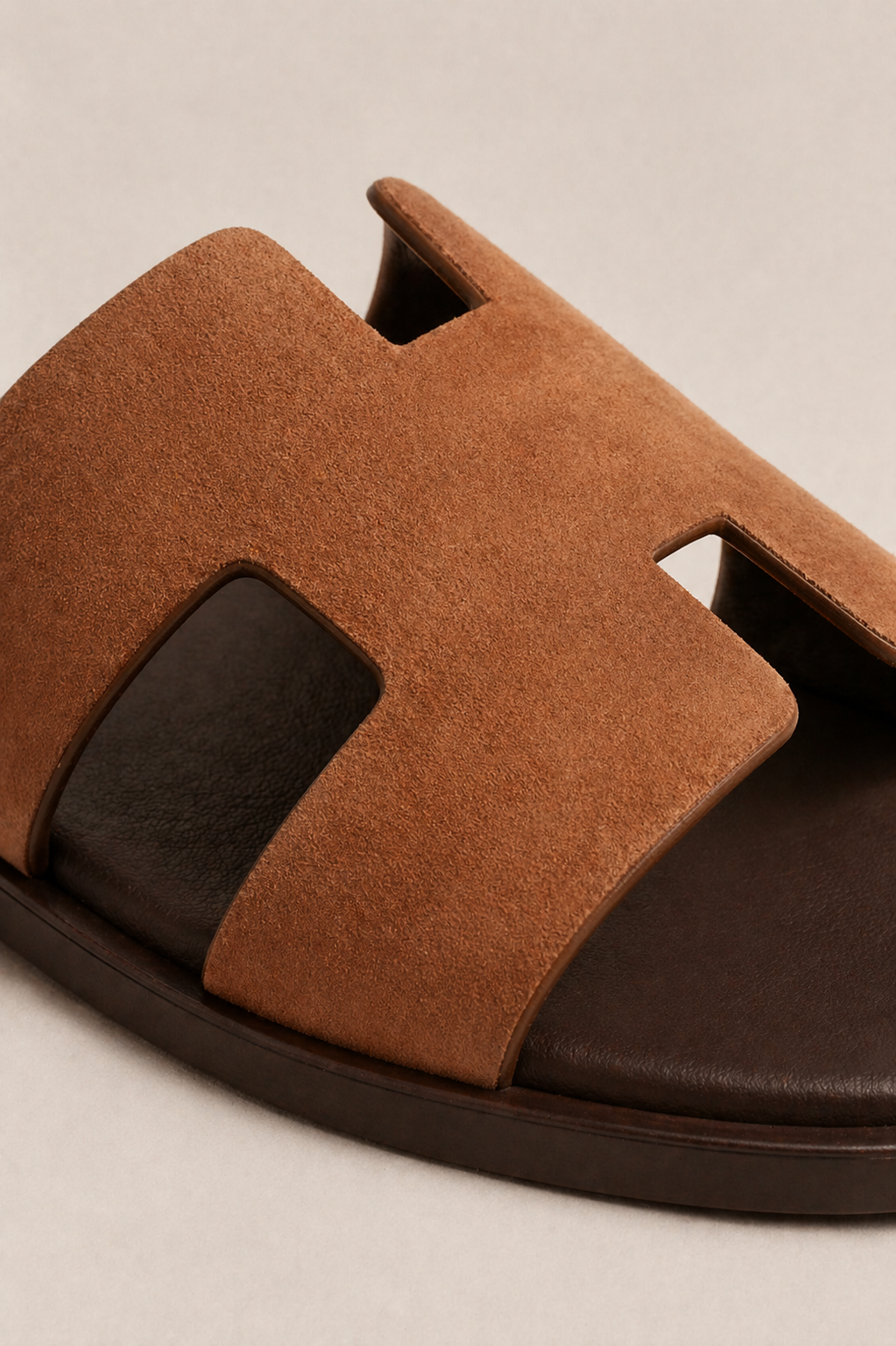 Valero Suede Sandal Brown