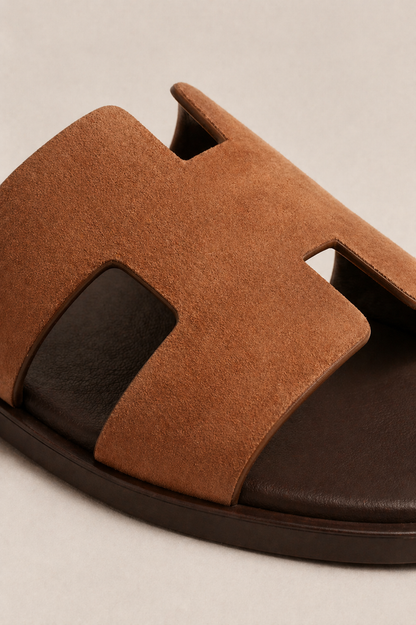 Valero Suede Sandal Brown