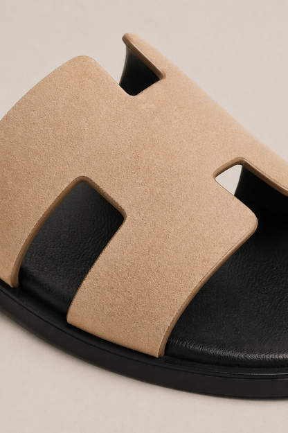 Valero Suede Sandal Beige