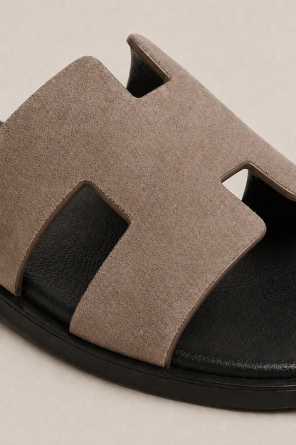 Valero Suede Sandal Taupe