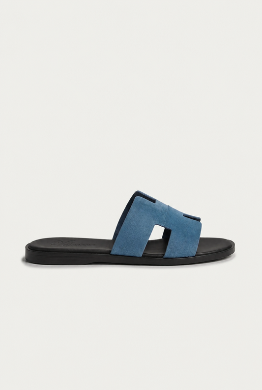 Roberth Suede Sandal Blue