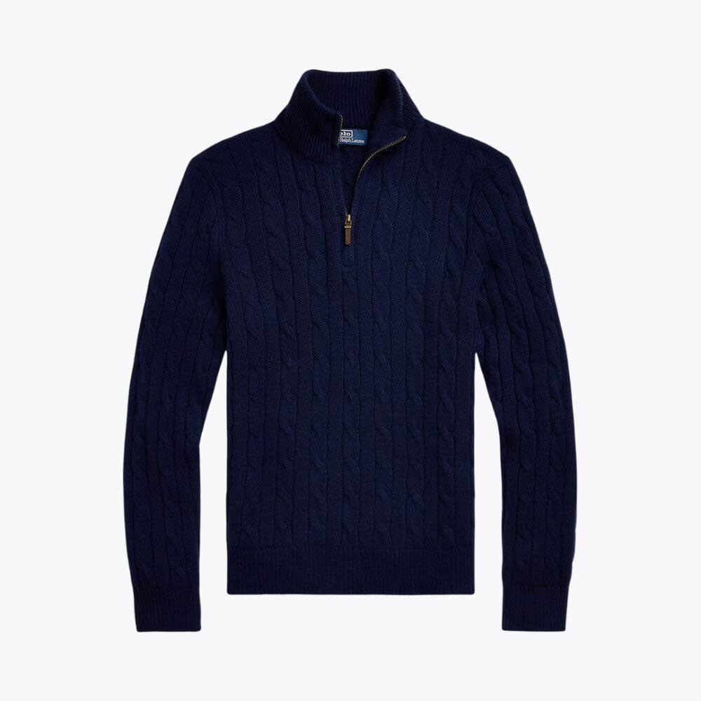 Premium Quarter-Zip Knit Sweater