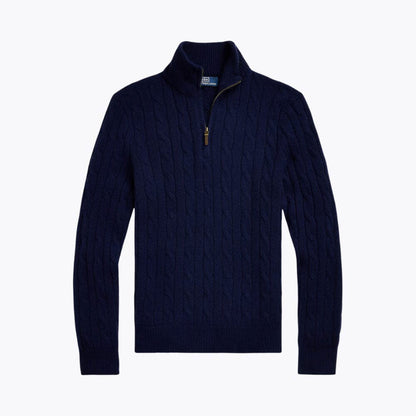 Premium Quarter-Zip Knit Sweater