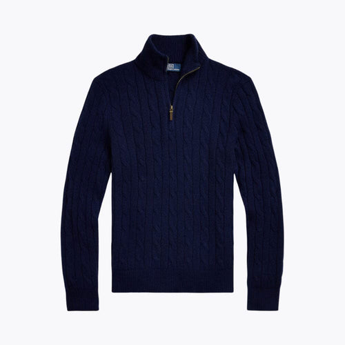 Premium Quarter-Zip Knit Sweater