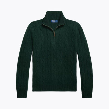 Premium Quarter-Zip Knit Sweater