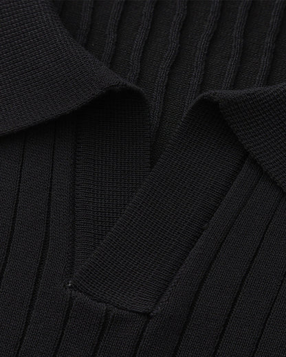 Premium Ribbed Polo Shirt