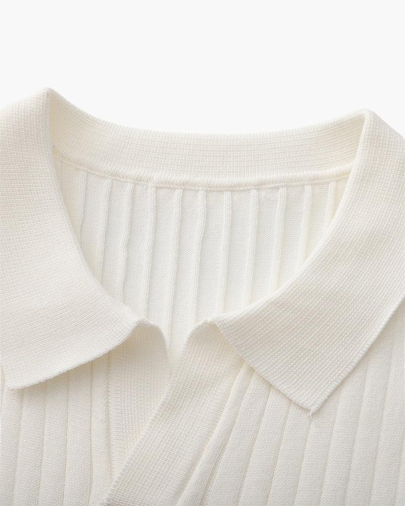 Premium Ribbed Polo Shirt