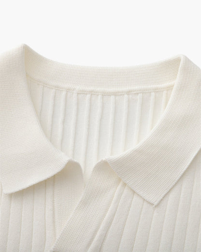 Premium Ribbed Polo Shirt