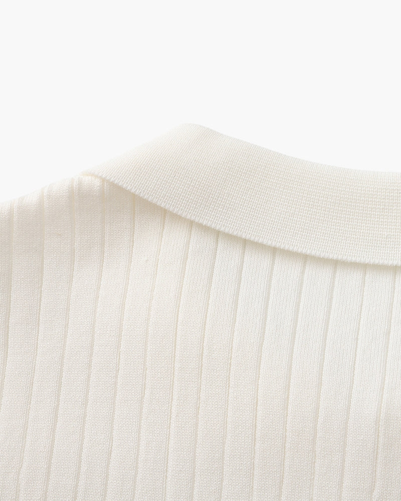 Premium Ribbed Polo Shirt