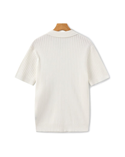 Premium Ribbed Polo Shirt