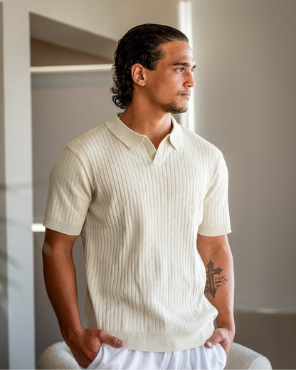 Premium Ribbed Polo Shirt